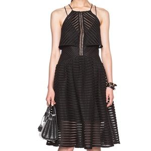 NWT Self-Portrait cropped overlay dress Sz 4